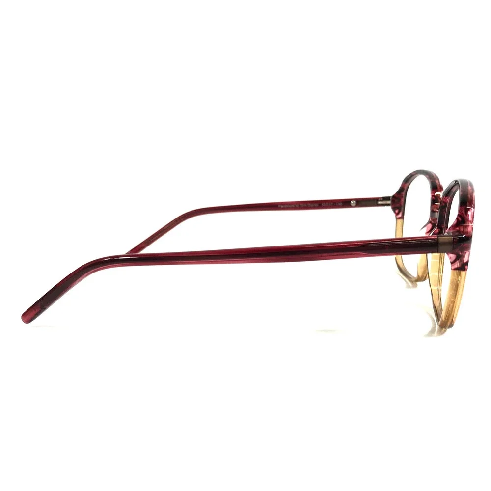 Tom Davies Eyeglasses Frames TD750 Col. 2258 Striped Red Brown Horn 52-17-140